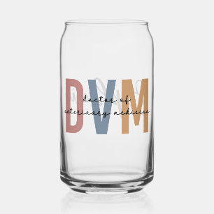 Custom DVM Doctor of Veterinary Medicine Gifts  Can Glass
