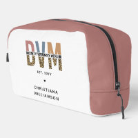 Custom DVM Doctor of Veterinary Medicine Gifts Dopp Kit