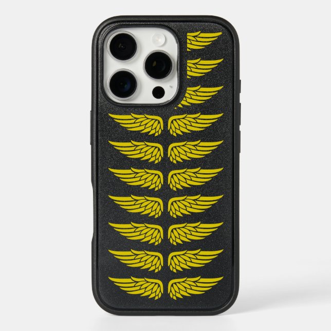Custom Eagle Wing iPhone 16 Pro Otterbox Case (Back)