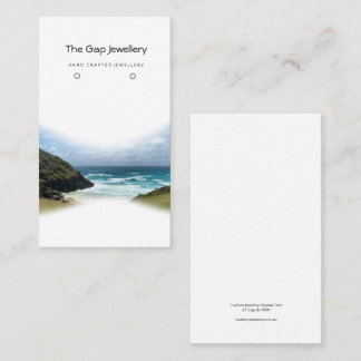 Custom Earring Jewelry Display Card