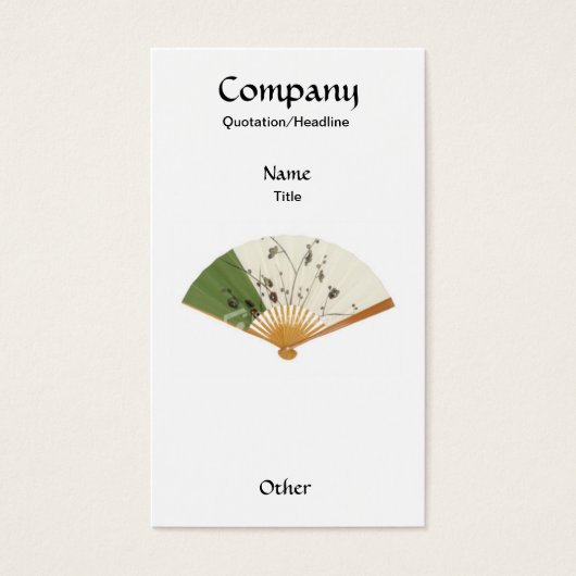 Custom Earring Jewelry Tag/Business Card (Front)