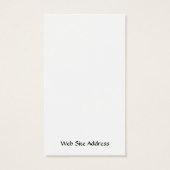 Custom Earring Jewelry Tag/Business Card (Back)