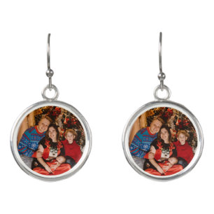Custom Earrings,Your Design Personalized Christmas Earrings