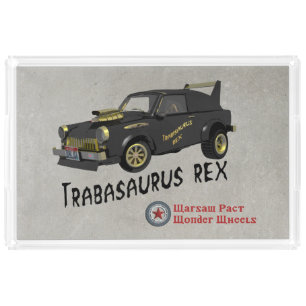 Custom East German Trabant Car Acrylic Tray