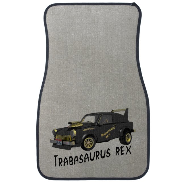 Custom East German Trabant Car Floor Mat (Front)