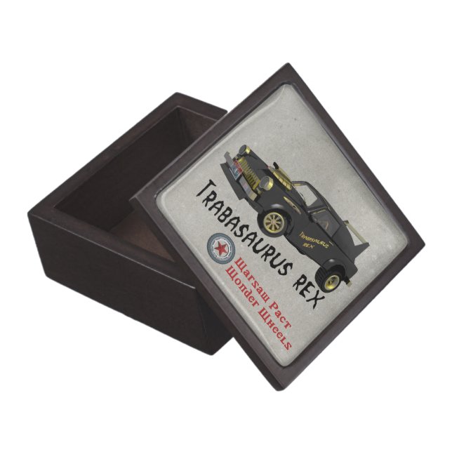 Custom East German Trabant Car Jewelry Box (Opened)