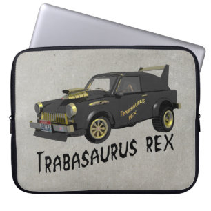 Custom East German Trabant Car Laptop Sleeve