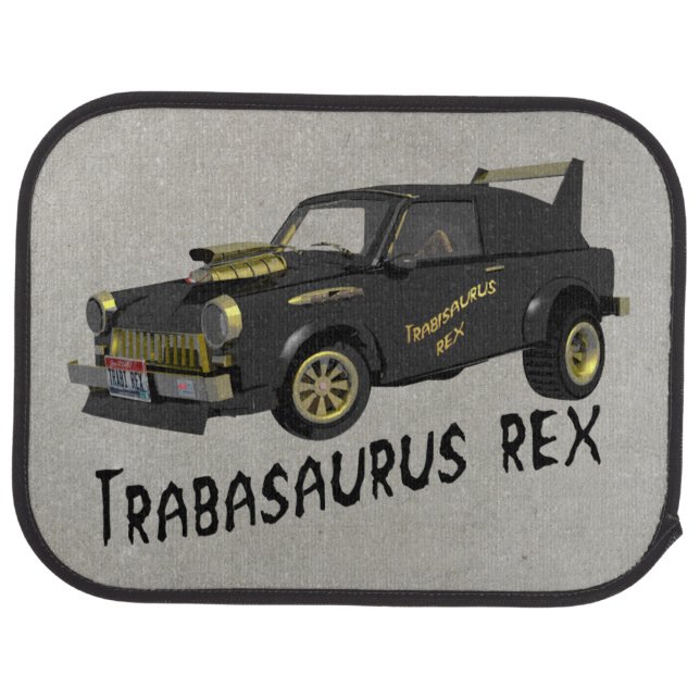 Custom East German Trabant Car Mat (Rear)