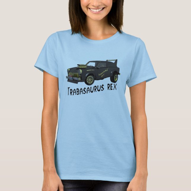 Custom East German Trabant Car T-Shirt (Front)