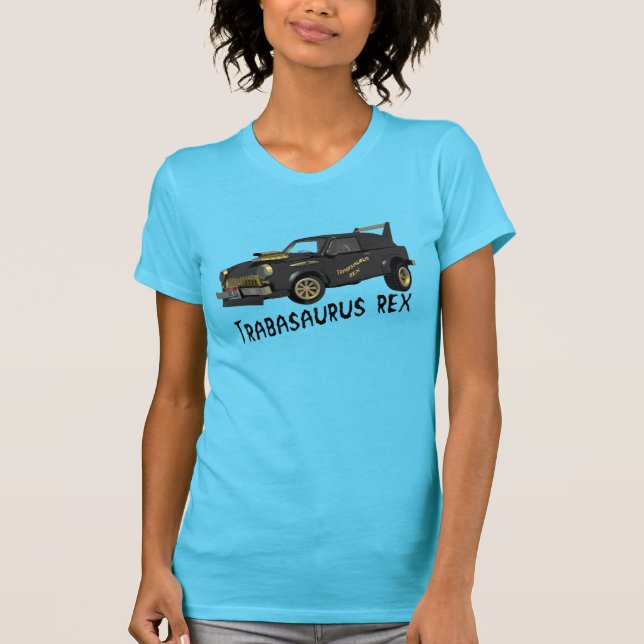 Custom East German Trabant Car T-Shirt (Front)
