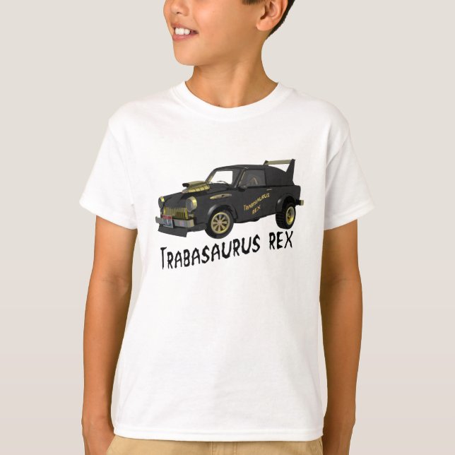 Custom East German Trabant Car T-Shirt (Front)