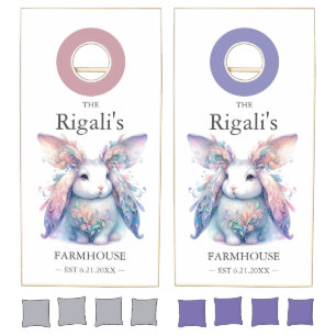 Custom Easter Bunny Cornhole Sets