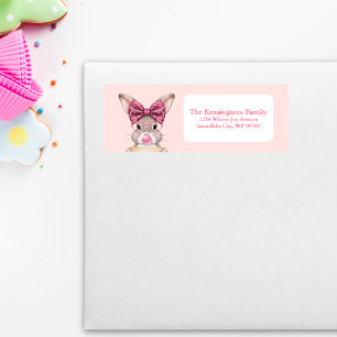 Custom Easter Bunny Return Address Labels