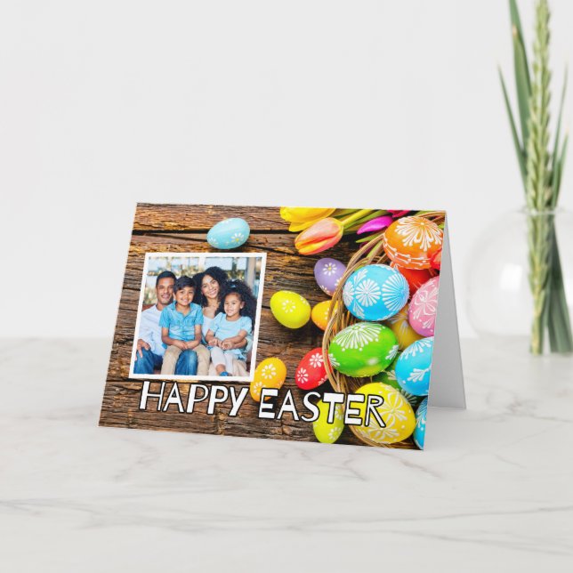 Custom Easter Collage Basket Photos Template (Front)