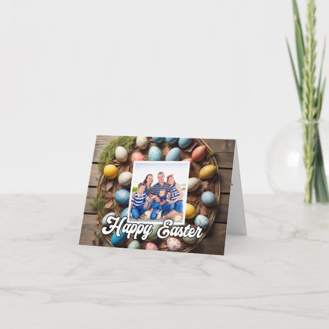 Custom Easter Egg Collage Photo Template (Front)