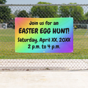 Custom Easter Egg Hunt Banner