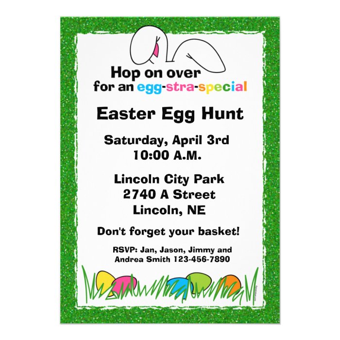 Custom Easter Party Invitations