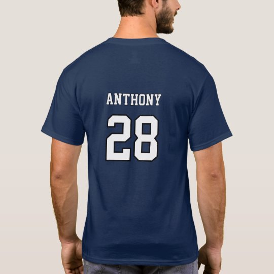 Custom Eat Sleep Tennis T-Shirt Back