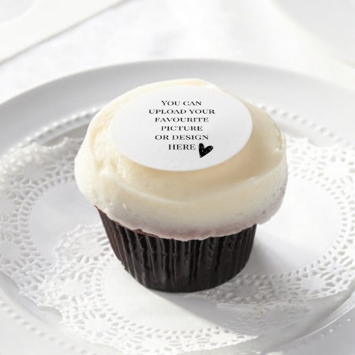 Custom  edible frosting rounds