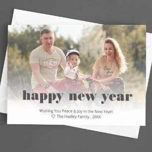 Custom Editable New Years Card