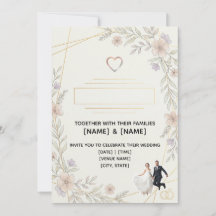 Custom Editable Wedding Invitation