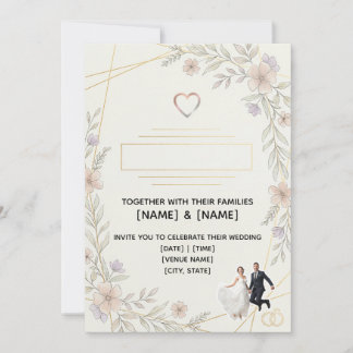 Custom Editable Wedding Invitation