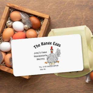 Custom Egg Box Label – Farm Fresh Design