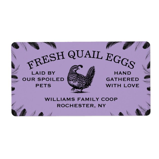 Custom Egg Carton Labels for Your Farm or Backyard (Front)