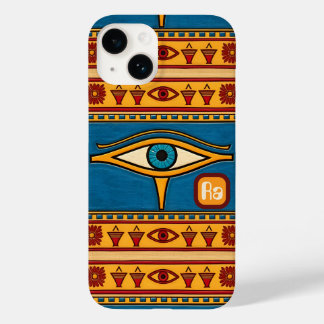 Custom Egyptian Eye of Horus, Eye of Ra Art Case-Mate iPhone 14 Case