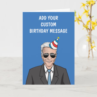 Custom Election Birthday Card