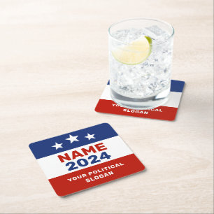 Custom Election Campaign 2024 Coaster