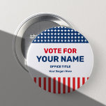 Custom Election Campaign Flag Button<br><div class="desc">Custom Election Campaign Flag Button</div>