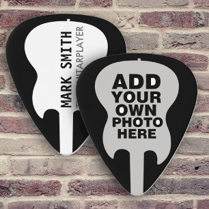 Custom Electric-Guitar / add guitarist photo Guitar Pick