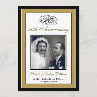 :custom: Elegant Anniversary Party Custom Invite