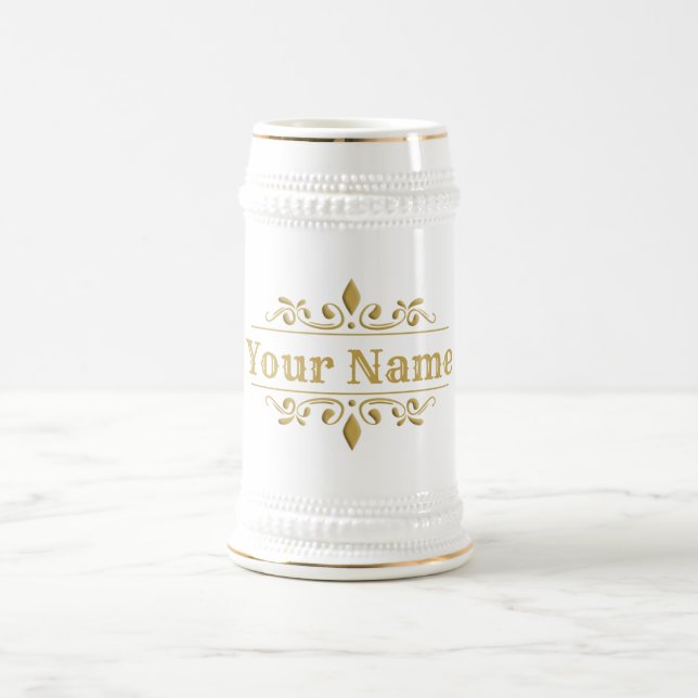 Custom Elegant Beer Stein (Center)