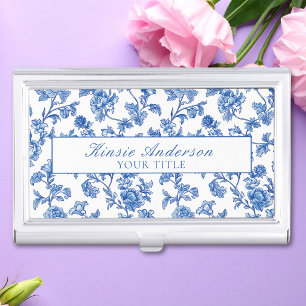 Custom Elegant Chinoiserie  Business Card Case