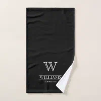 Personalized Towels, Hand Towels, Name Monogram, Personalize Hand