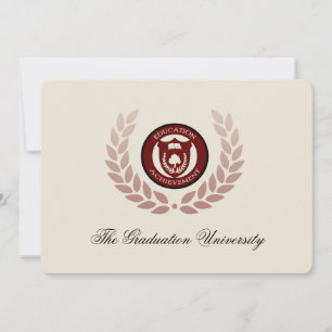 Custom Elegant College Graduation Announcements