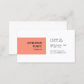 Custom Elegant Color Modern Professional Simple Business Card (Front/Back)