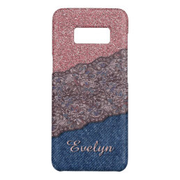 Custom Elegant Cute Stylish Floral Lace Pattern Case-Mate Samsung Galaxy S8 Case