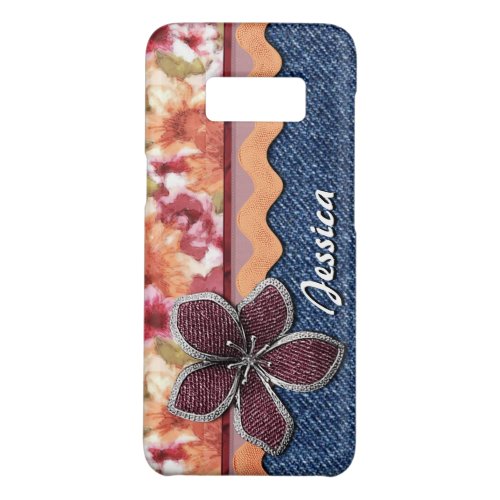 Custom Elegant Cute Summer Floral Watercolor Case_Mate Samsung Galaxy S8 Case