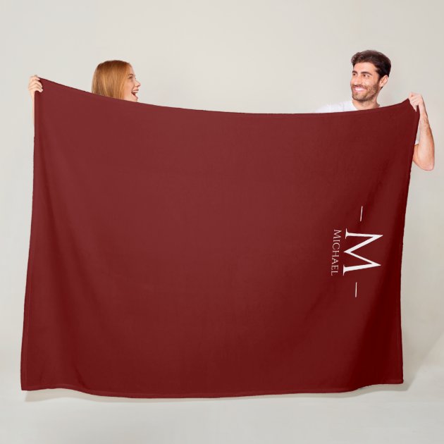 Large red fleece discount blanket