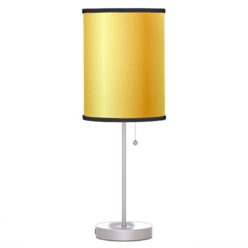 Custom Elegant Faux Gold Trendy Template Table Lamp