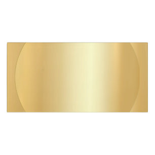 Custom Elegant Gold Look Blank Glamour Template Door Sign