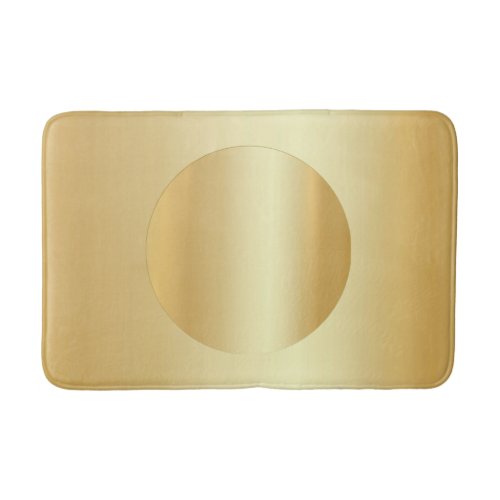 Custom Elegant Gold Look Glamour Blank Template Bath Mat