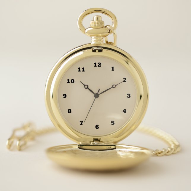 Custom Elegant Gold Pocket watch (Inside)