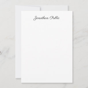 Custom Elegant Handwritten Script Text Template