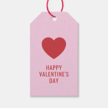 CUSTOM Elegant Happy Valentine's Day Red Heart