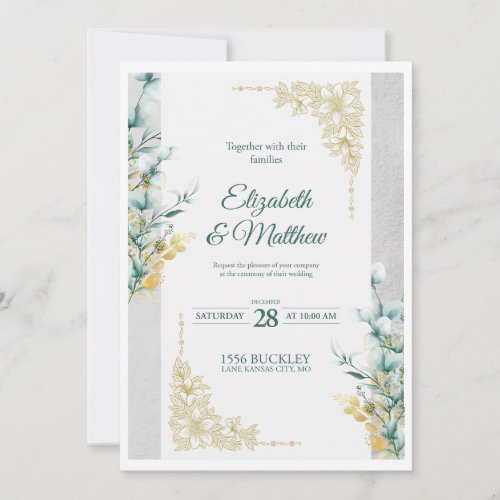 Custom Elegant Invitation Card Template