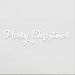 Custom Elegant Merry Christmas Emboss Stamp Craft Embosser<br><div class="desc">Create your own custom, personalized, elegant, stylish, beautiful script / typography / font, "Merry Chrismas" desk embosser seal, made from reinforced steel with a powdered-coated finish, and leave a mark of sophistication to envelopes, letterhead, stationery, invitations, paper napkins, books, foil labels, cards, notecards, gift tags, and more. You may even...</div>